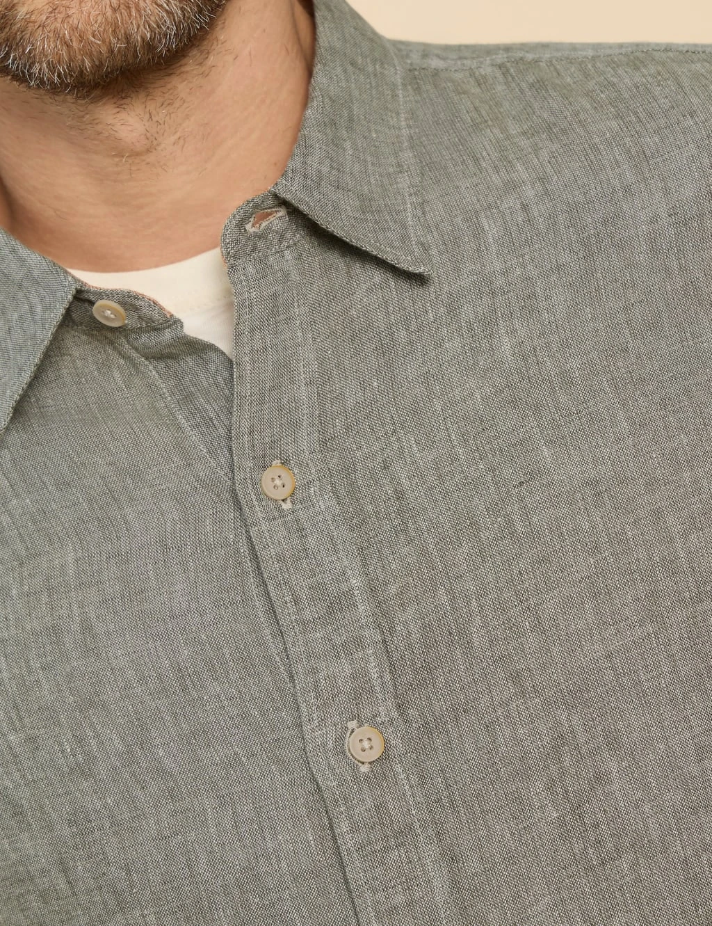 WHITE STUFF Pure Linen Shirt 5 WHITE STUFF Pure Linen Shirt - Image 5