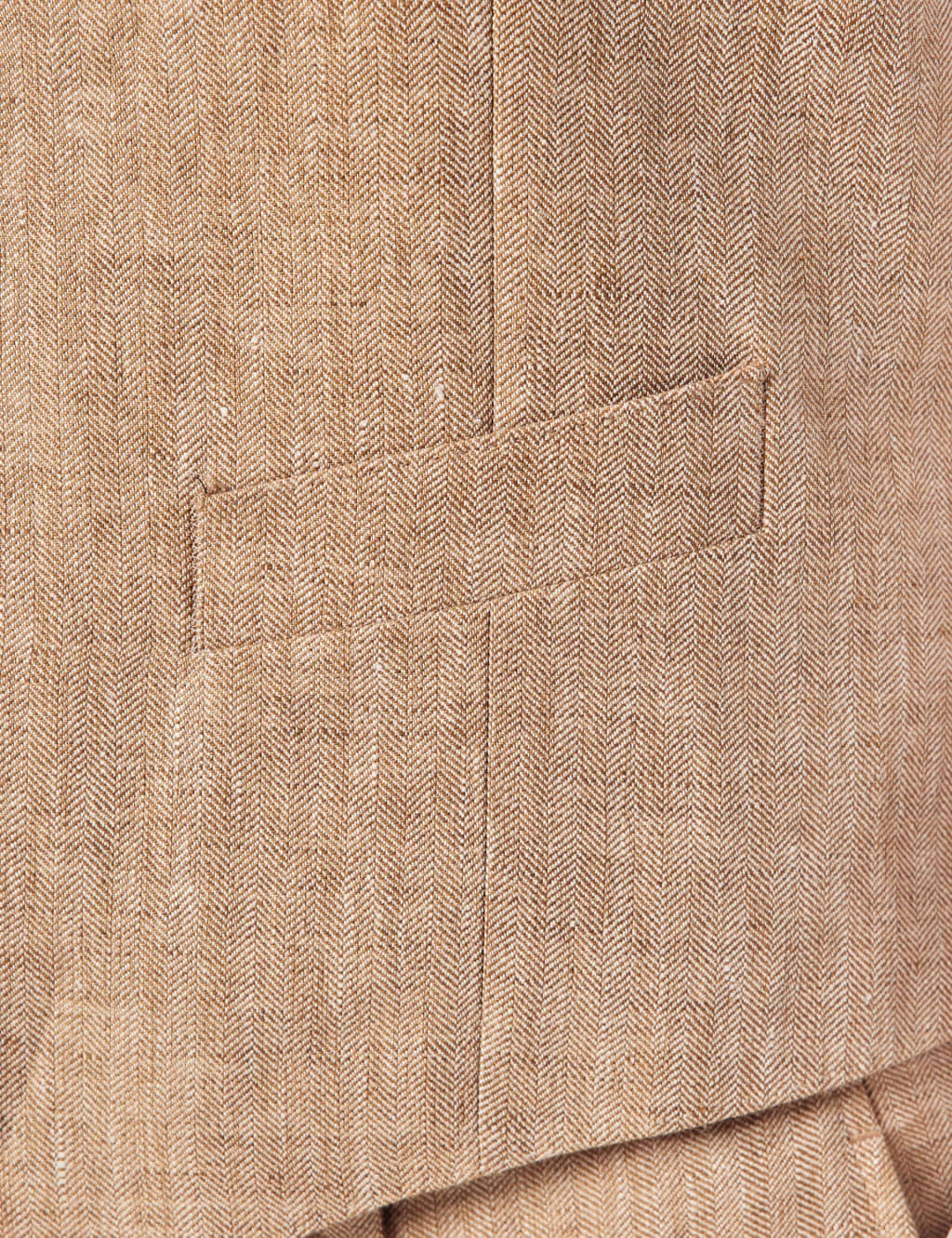Tailored Fit Pure Linen Waistcoat 3 Tailored Fit Pure Linen Waistcoat - Image 3