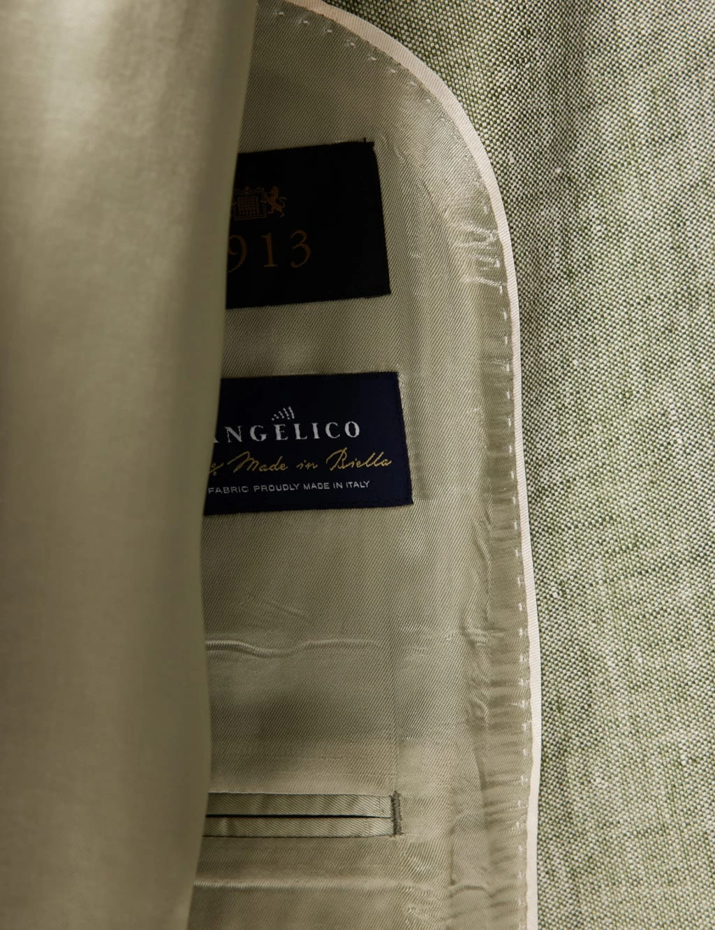 Tailored Fit Pure Linen Suit Jacket 5 Tailored Fit Pure Linen Suit Jacket - Image 5