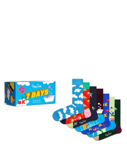 Happy Socks 7pk Assorted Cotton Rich Socks