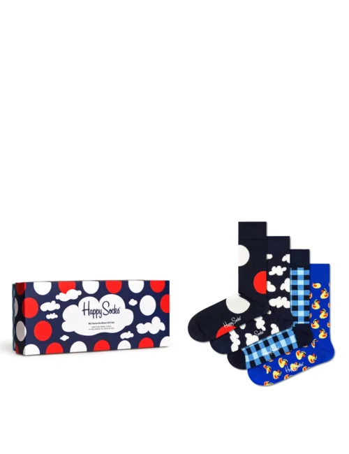Happy Socks 4pk Assorted Cotton Rich Socks