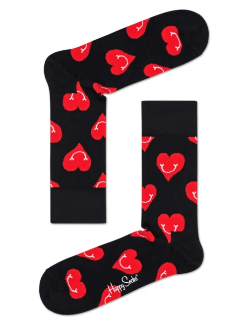 Happy Socks Smiley Heart Cotton Rich Socks