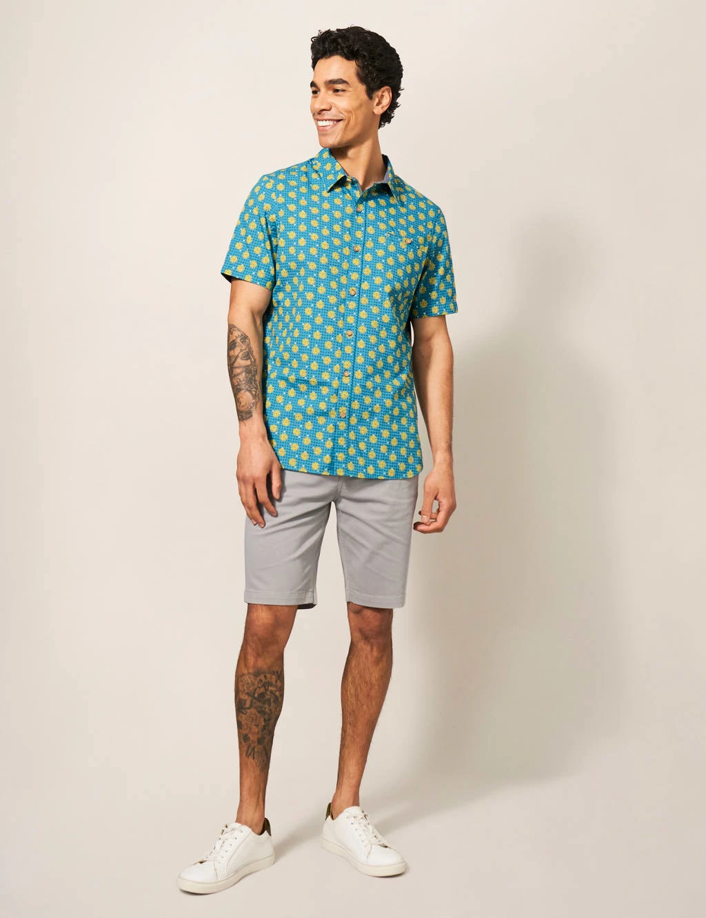 WHITE STUFF Pure Cotton Floral Shirt 3 WHITE STUFF Pure Cotton Floral Shirt - Image 3