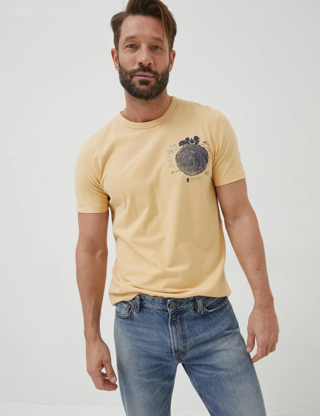 Pure Cotton Woodland Graphic T-Shirt 1 Pure Cotton Woodland Graphic T-Shirt