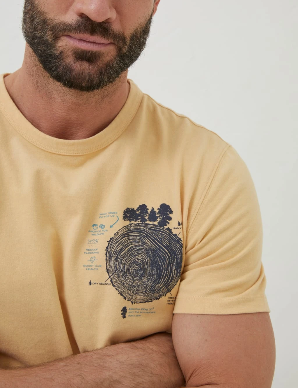 Pure Cotton Woodland Graphic T-Shirt 4 Pure Cotton Woodland Graphic T-Shirt - Image 4