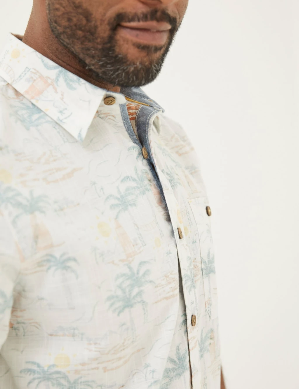 Pure Cotton Surf Print Shirt 4 Pure Cotton Surf Print Shirt - Image 4