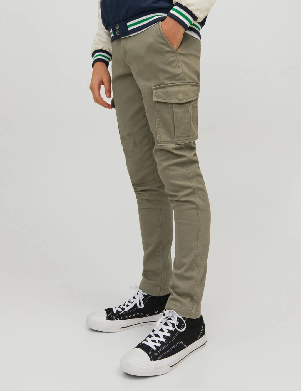 Jack & Jones Junior Cotton Rich Cargos 1 Jack & Jones Junior Cotton Rich Cargos