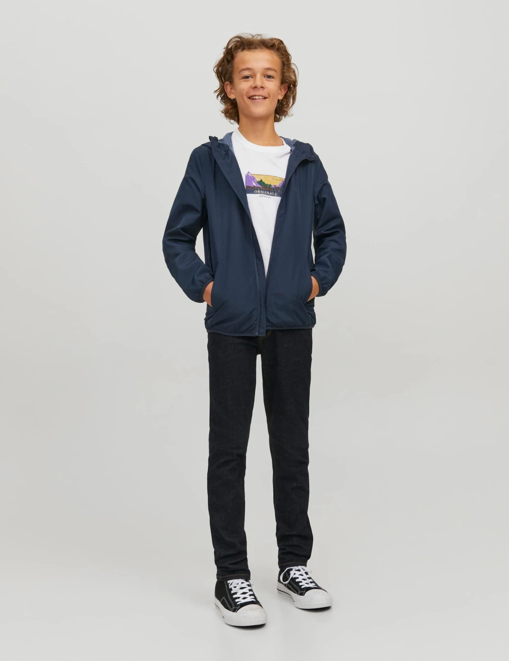 Jack & Jones Junior Zip Hoodie (8-16 Yrs) 1 Jack & Jones Junior Zip Hoodie (8-16 Yrs)