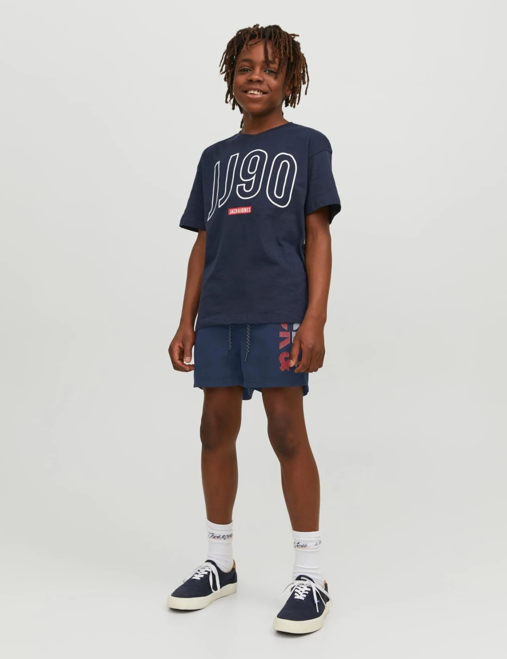 Jack & Jones Junior Logo Swim Shorts (8-16 Yrs) 1 Jack & Jones Junior Logo Swim Shorts (8-16 Yrs)