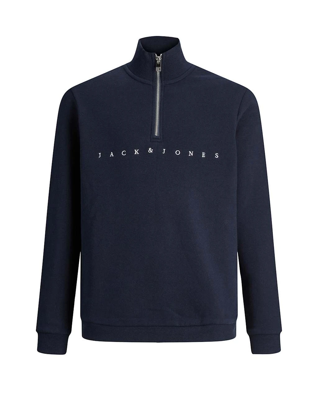 Jack & Jones Junior Cotton Rich Logo Half Zip Sweatshirt (8-16 Yrs) 2 Jack & Jones Junior Cotton Rich Logo Half Zip Sweatshirt (8-16 Yrs) - Image 2