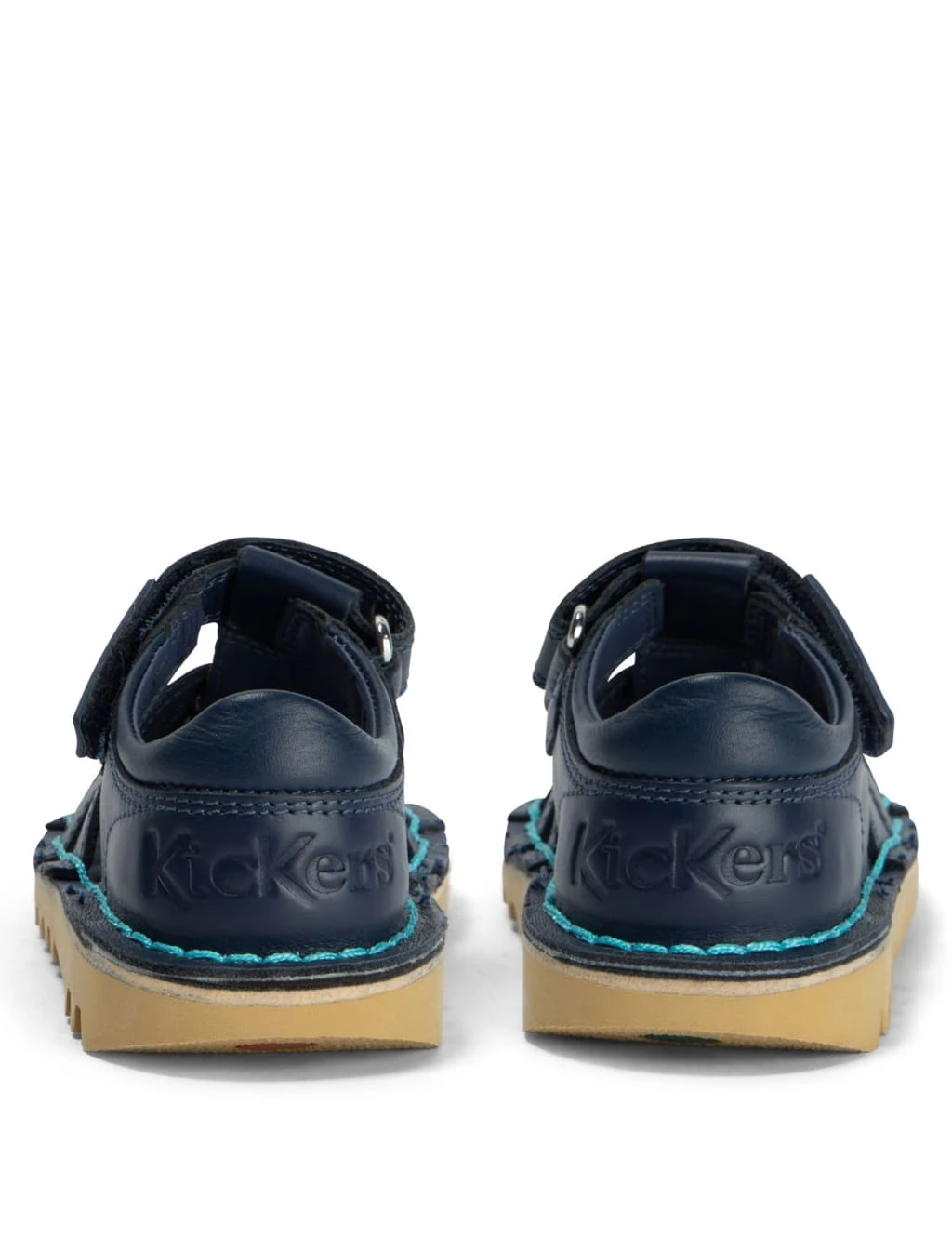 Kickers Kids' Leather Riptape Sandals (7 Small-12 Small) 5 Kickers Kids' Leather Riptape Sandals (7 Small-12 Small) - Image 5