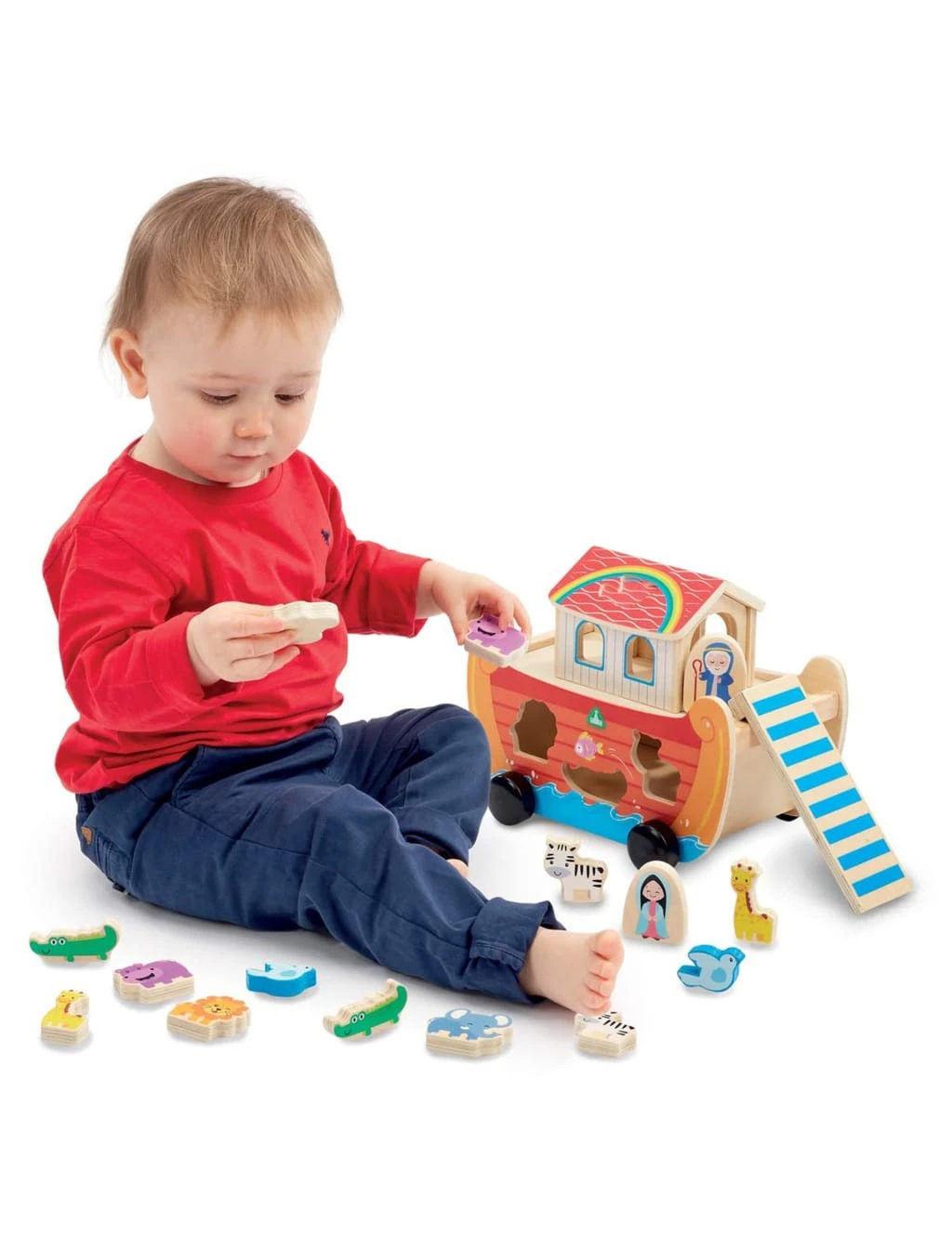Noah's Ark Shape Sorter Toy (1-3 Yrs) 2 Noah's Ark Shape Sorter Toy (1-3 Yrs) - Image 2