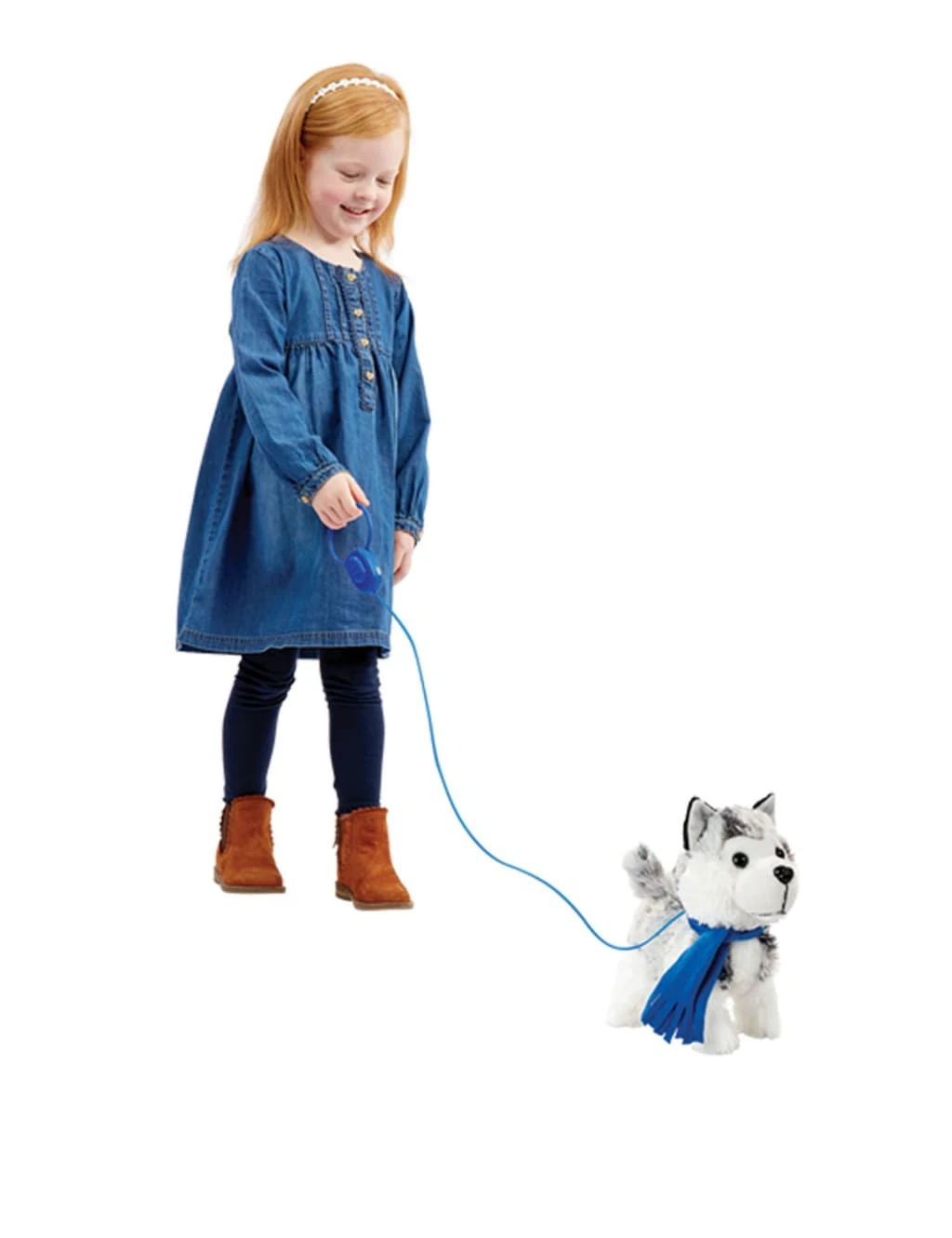 Walk Along Husky Toy (3-10 Yrs) 3 Walk Along Husky Toy (3-10 Yrs) - Image 3