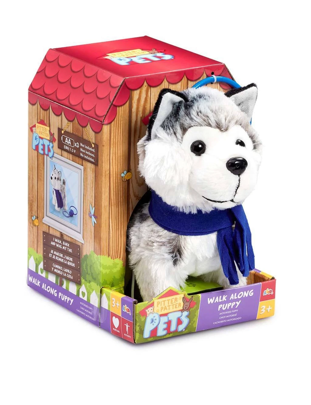 Walk Along Husky Toy (3-10 Yrs) 4 Walk Along Husky Toy (3-10 Yrs) - Image 4