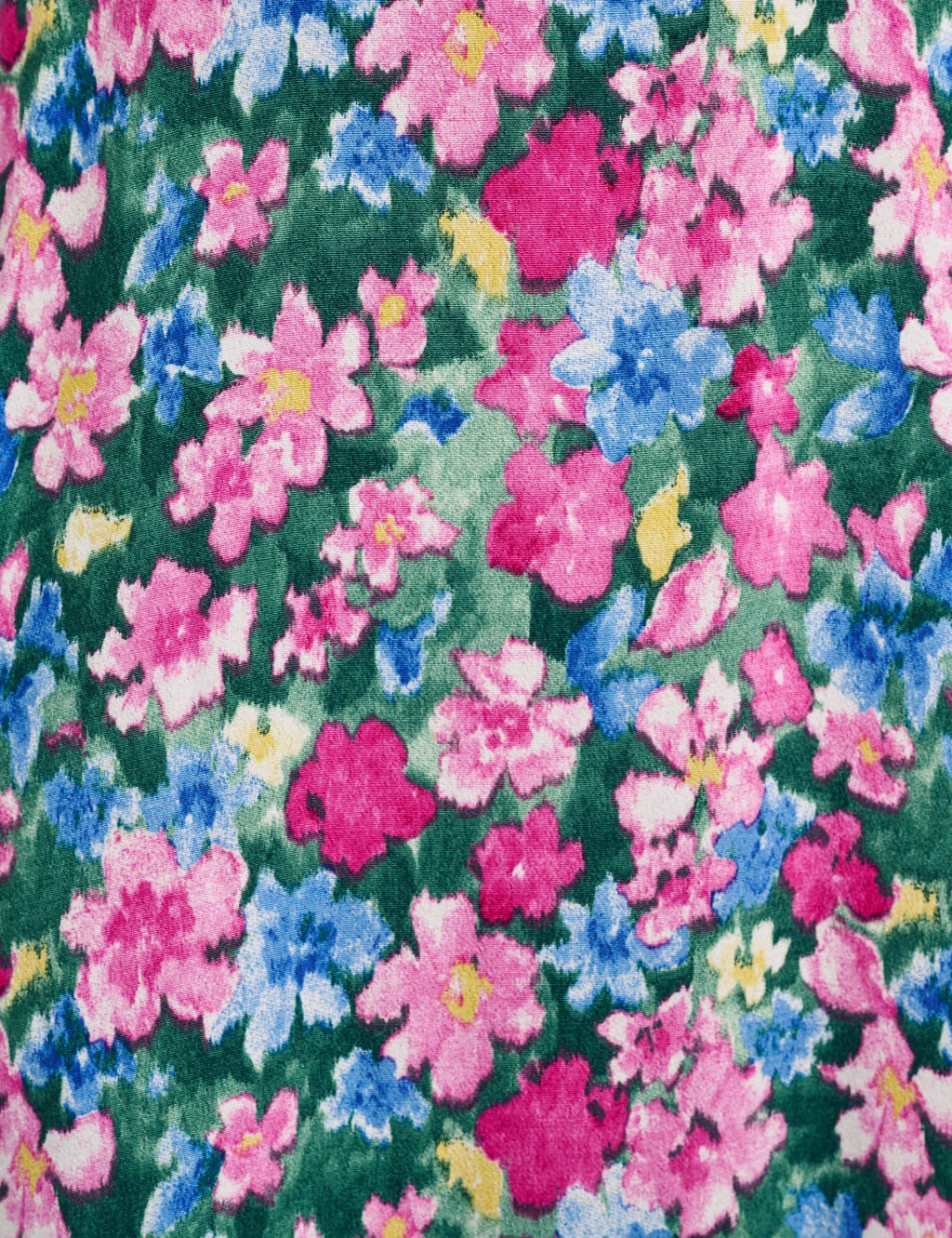 Floral Crew Neck Midi Tea Dress 6 Floral Crew Neck Midi Tea Dress - Image 6