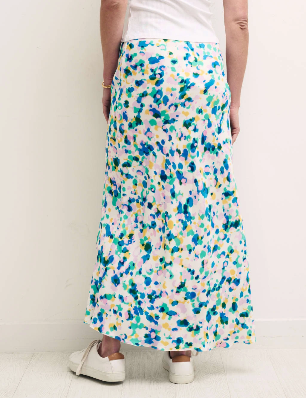 Printed Maxi Slip Skirt 4 Printed Maxi Slip Skirt - Image 4
