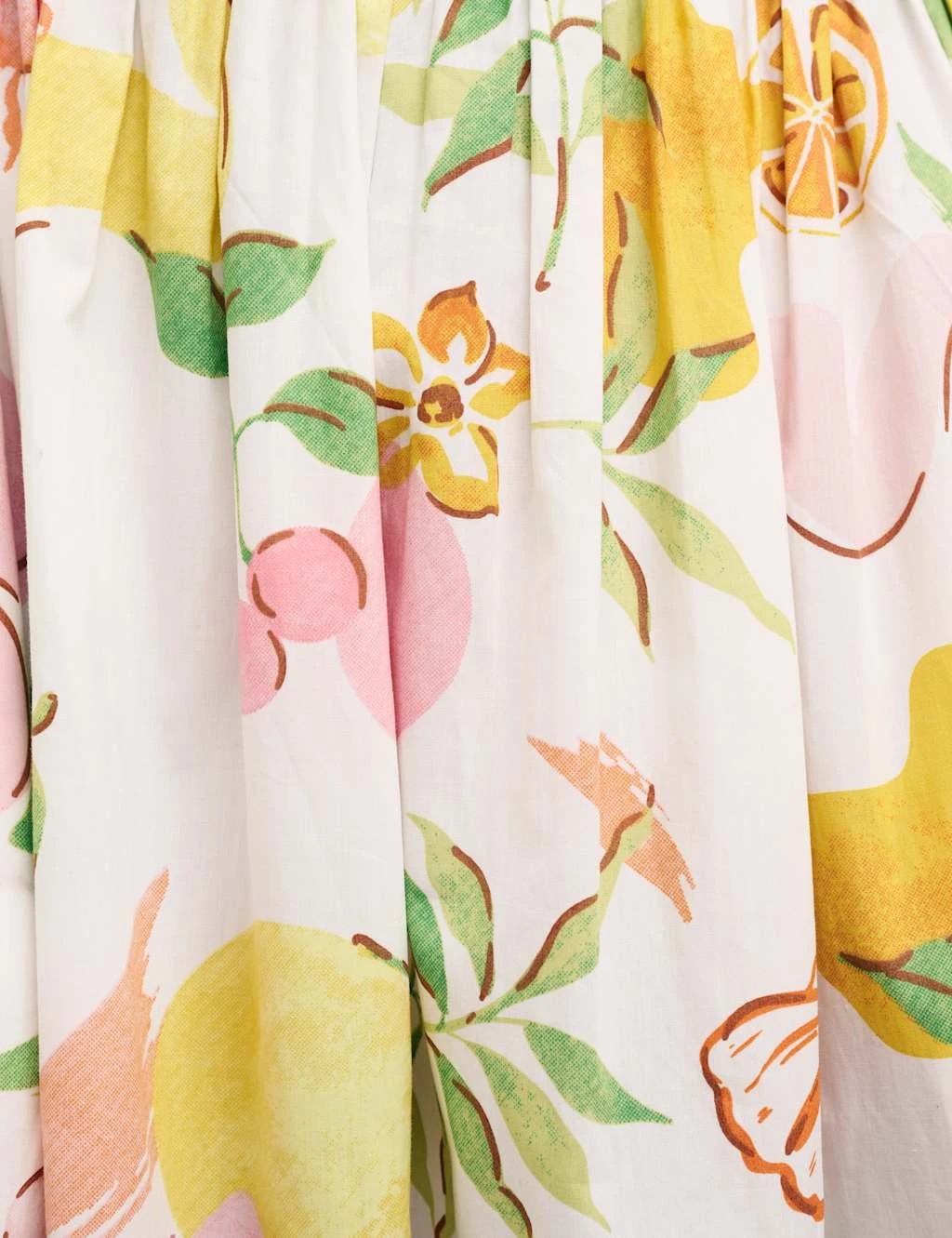 Organic Cotton Printed Midi Waisted Dress 6 Organic Cotton Printed Midi Waisted Dress - Image 6