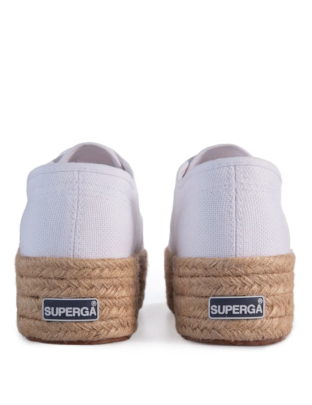 Superga 2790 Cotrope Canvas Platform Lace Up Trainers 3 Superga 2790 Cotrope Canvas Platform Lace Up Trainers - Image 3