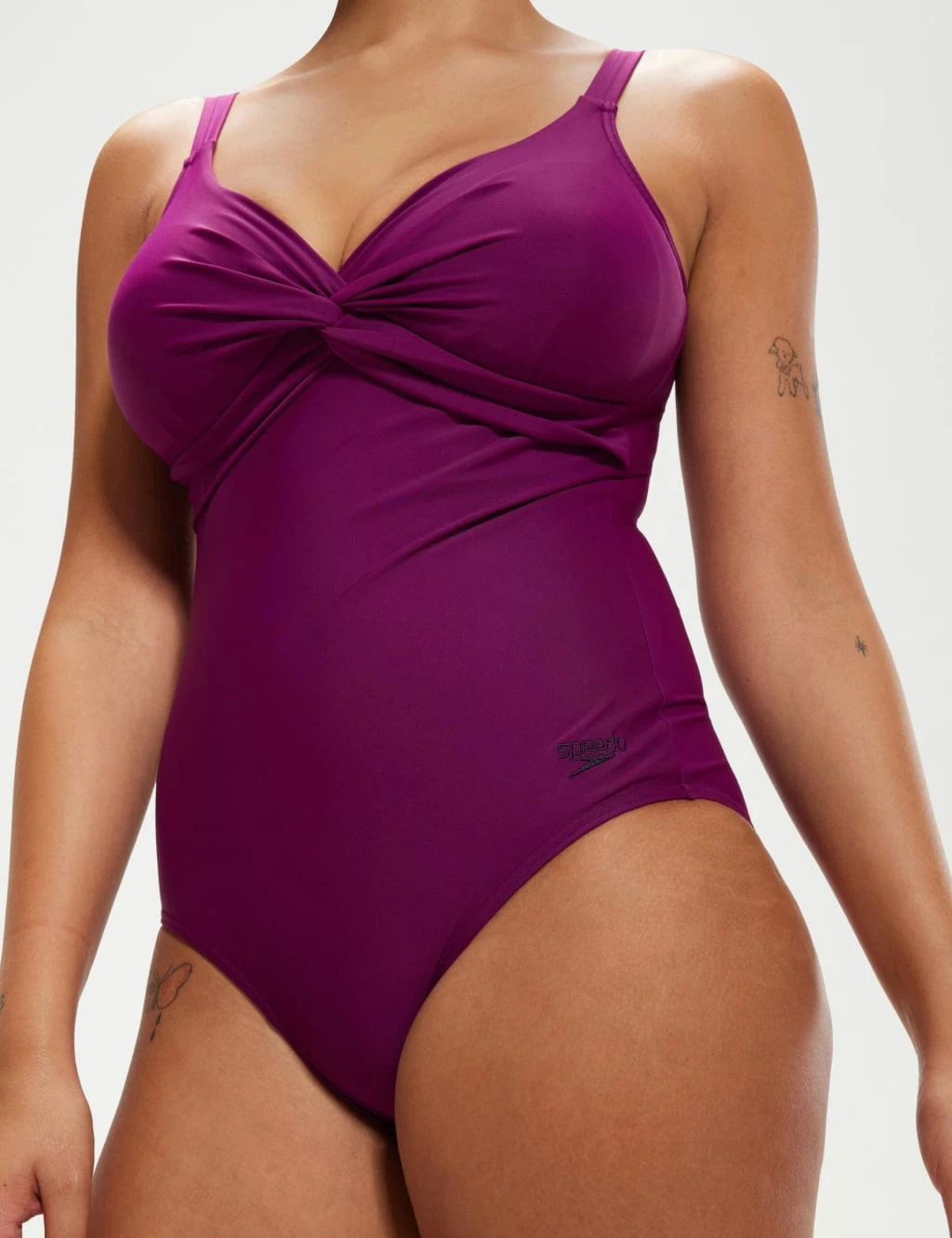 Speedo Brigitte Shaping Padded Plunge Swimsuit 4 Speedo Brigitte Shaping Padded Plunge Swimsuit - Image 4