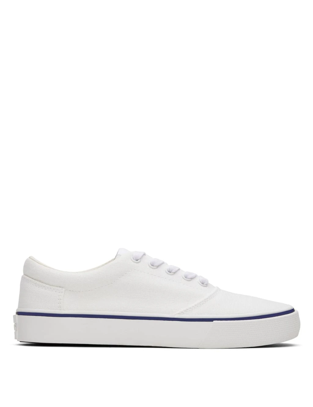 Toms Canvas Lace Up Trainers 1 Toms Canvas Lace Up Trainers