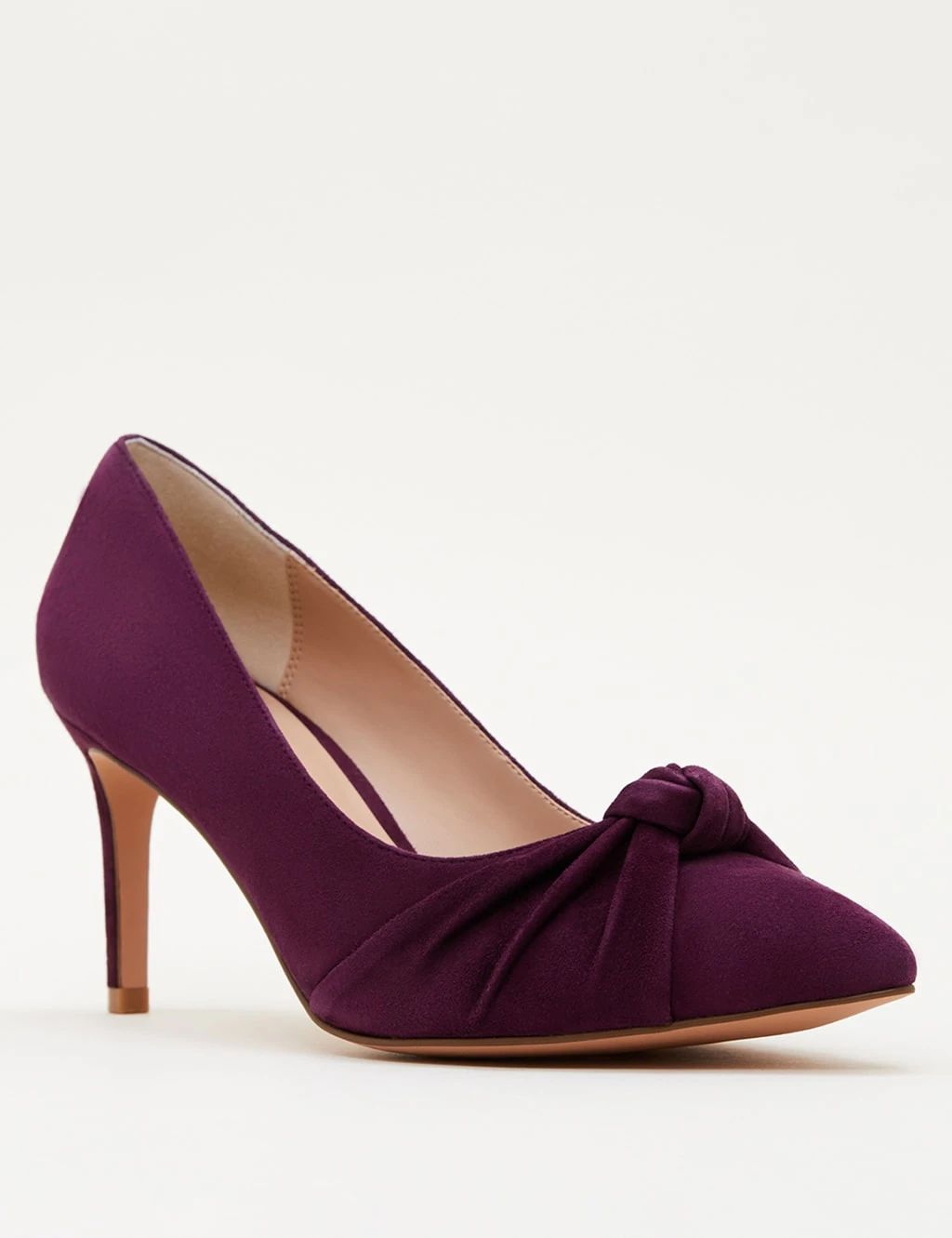 Suede Stiletto Heel Pointed Court Shoes 3 Suede Stiletto Heel Pointed Court Shoes - Image 3