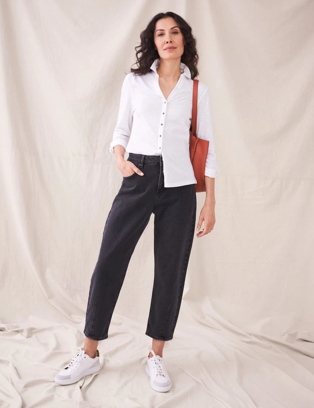 WHITE STUFF Pure Cotton Long Sleeve Shirt 1 WHITE STUFF Pure Cotton Long Sleeve Shirt