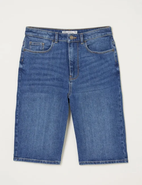 Denim Bermuda Shorts