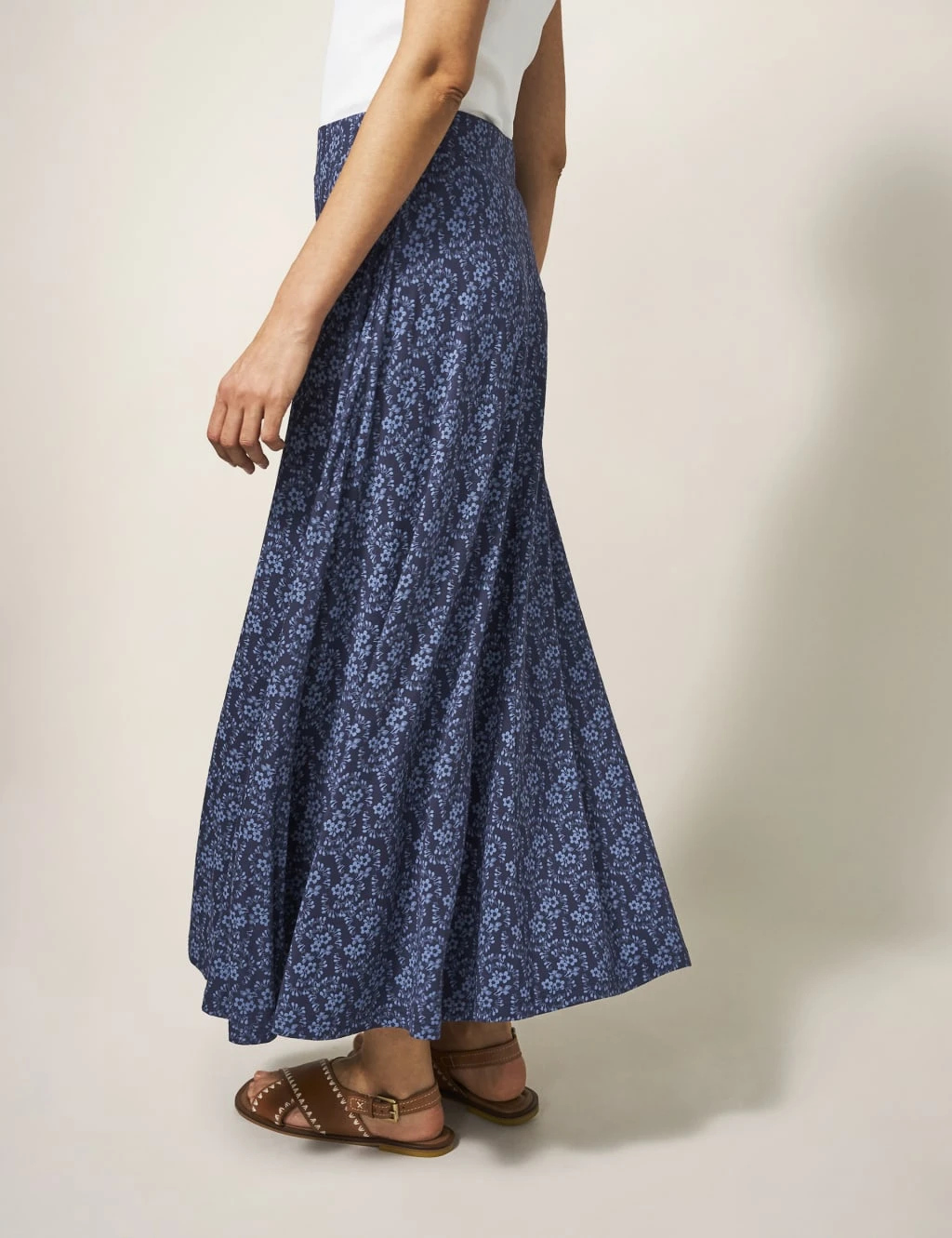 WHITE STUFF Floral Maxi A-Line Skirt 4 WHITE STUFF Floral Maxi A-Line Skirt - Image 4