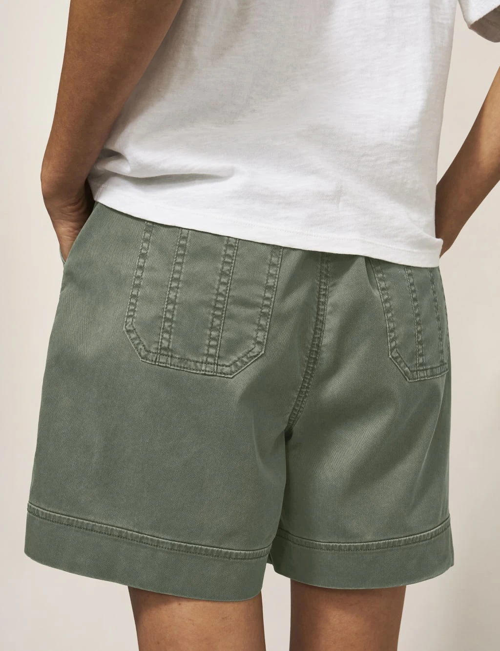 WHITE STUFF Pure Tencel™ Cargo Shorts 2 WHITE STUFF Pure Tencel™ Cargo Shorts - Image 2