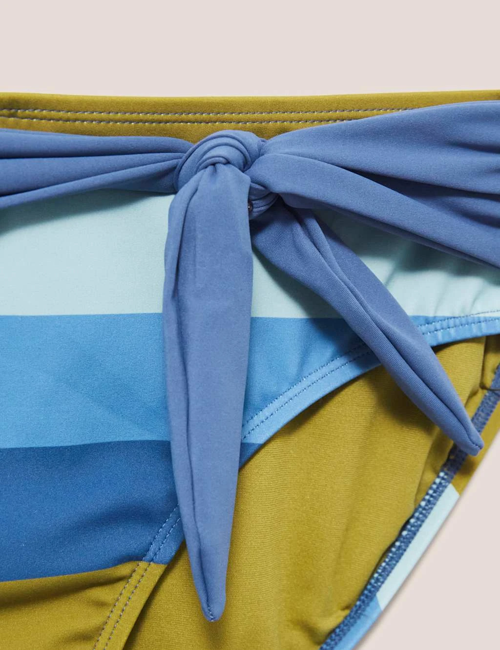 WHITE STUFF Striped High Leg Bikini Bottoms 6 WHITE STUFF Striped High Leg Bikini Bottoms - Image 6