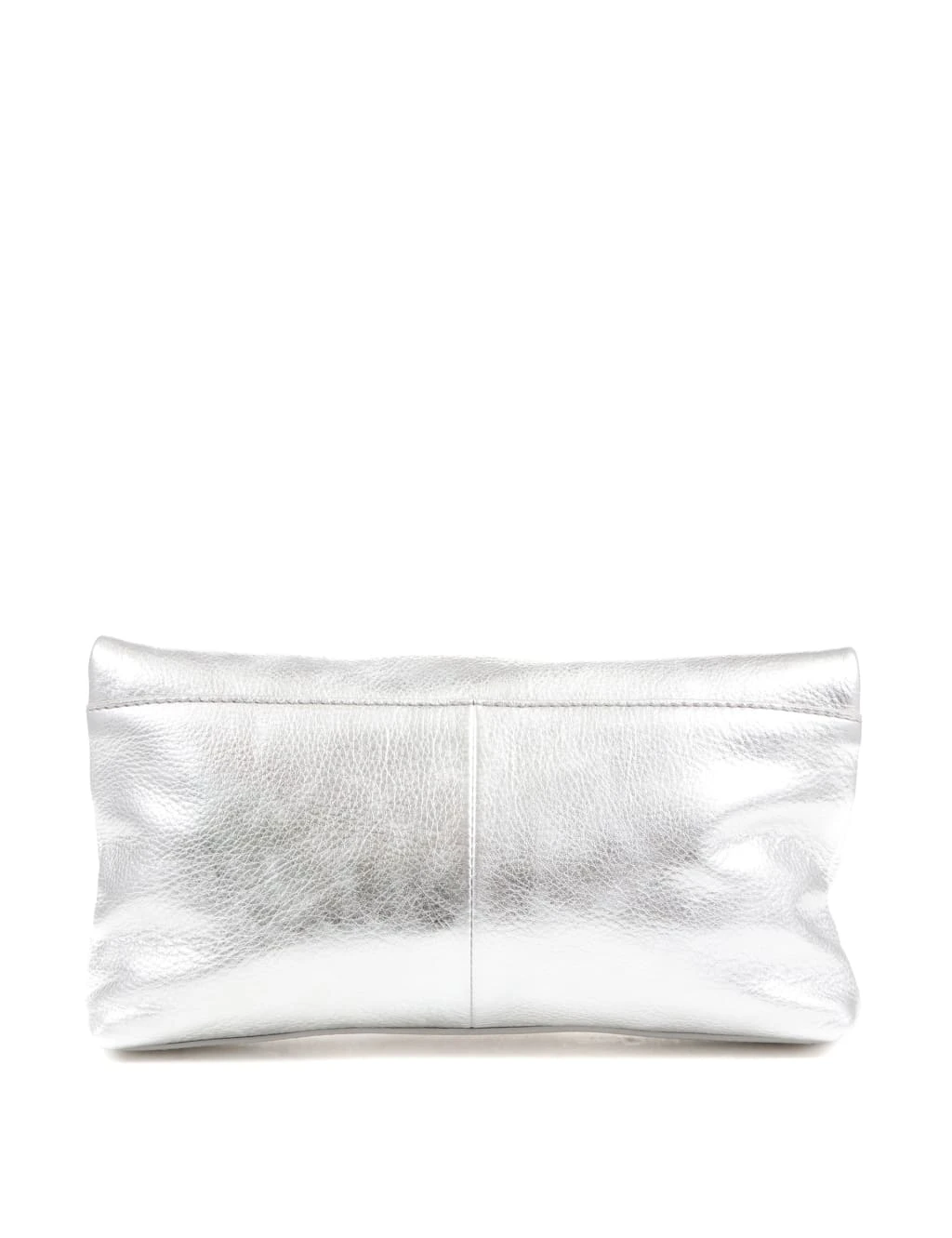 Jones Bootmaker Leather Metallic Foldover Clutch Bag 3 Jones Bootmaker Leather Metallic Foldover Clutch Bag - Image 3
