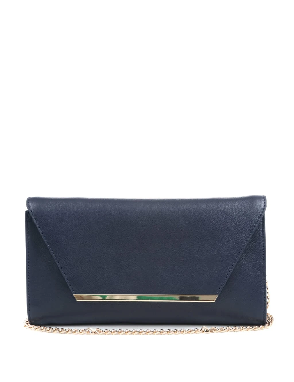 Jones Bootmaker Leather Chain Strap Clutch Bag 2 Jones Bootmaker Leather Chain Strap Clutch Bag - Image 2