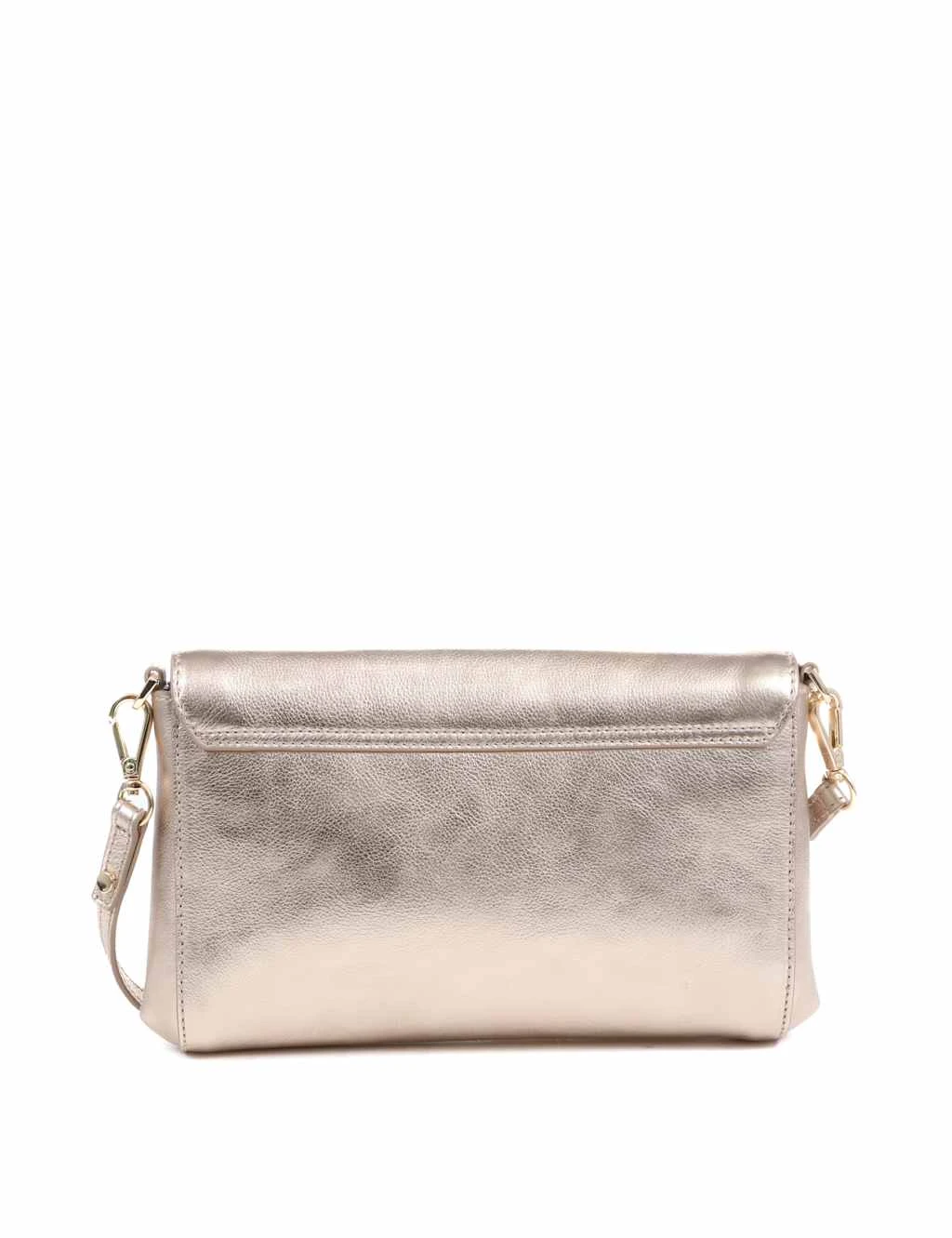 Jones Bootmaker Leather Metallic Cross Body Bag 3 Jones Bootmaker Leather Metallic Cross Body Bag - Image 3