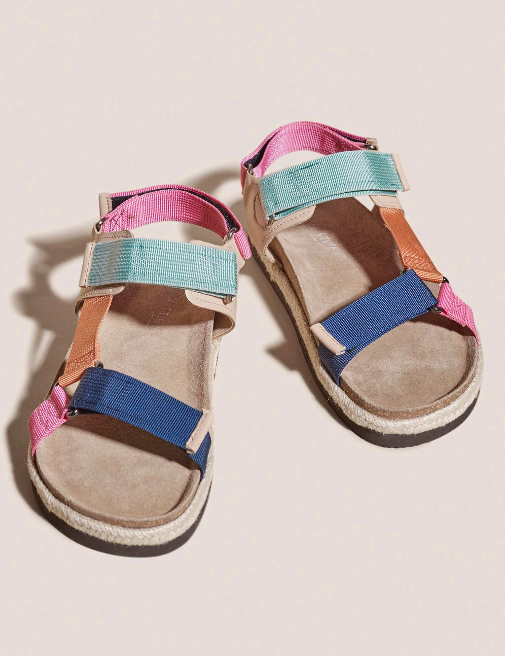 WHITE STUFF Canvas Footbed Sandals 2 WHITE STUFF Canvas Footbed Sandals - Image 2