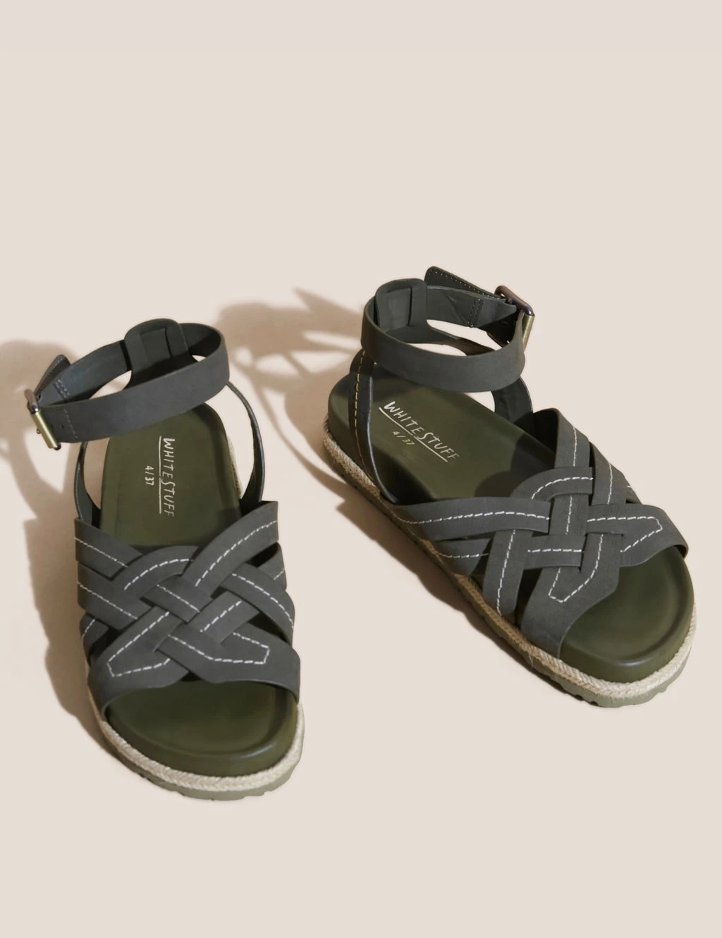 WHITE STUFF Leather Strappy Flat Sandals 2 WHITE STUFF Leather Strappy Flat Sandals - Image 2