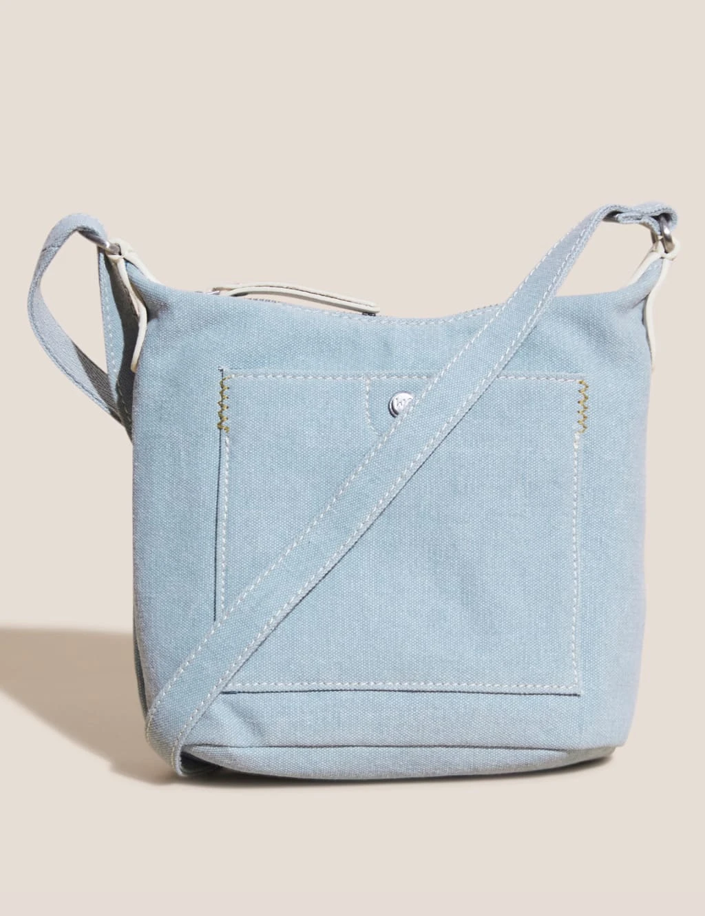 WHITE STUFF Canvas Mini Cross Body Bag 1 WHITE STUFF Canvas Mini Cross Body Bag
