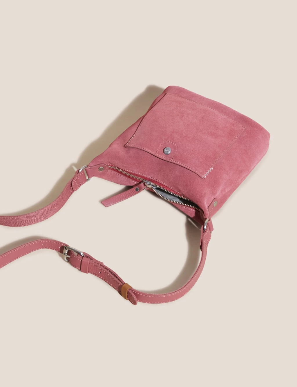 WHITE STUFF Suede Mini Cross Body Bag 2 WHITE STUFF Suede Mini Cross Body Bag - Image 2