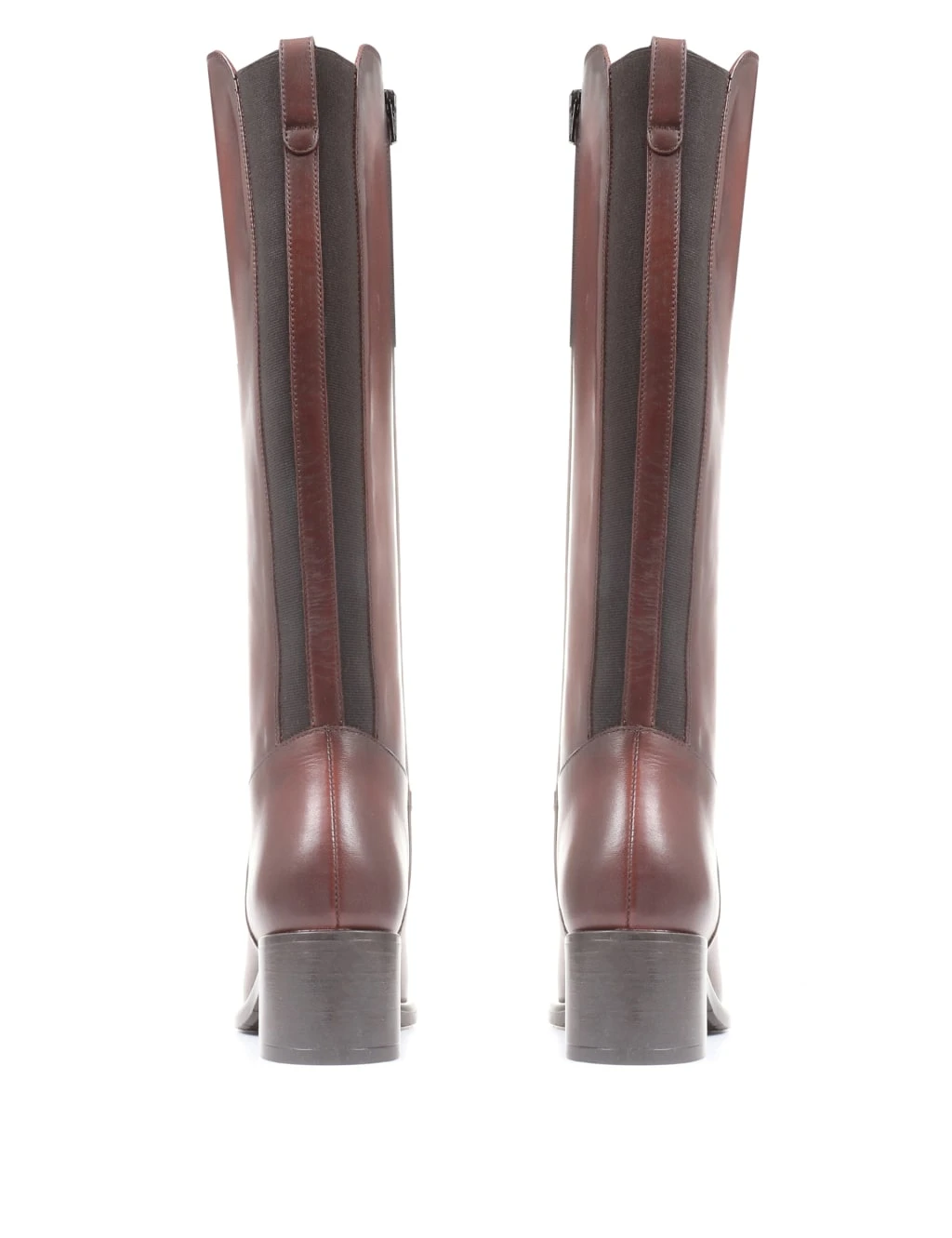 Jones Bootmaker Leather Block Heel Knee High Boots 4 Jones Bootmaker Leather Block Heel Knee High Boots - Image 4