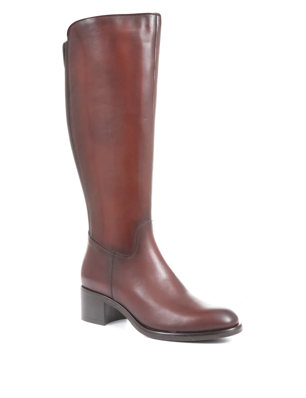 Jones Bootmaker Leather Block Heel Knee High Boots 2 Jones Bootmaker Leather Block Heel Knee High Boots - Image 2