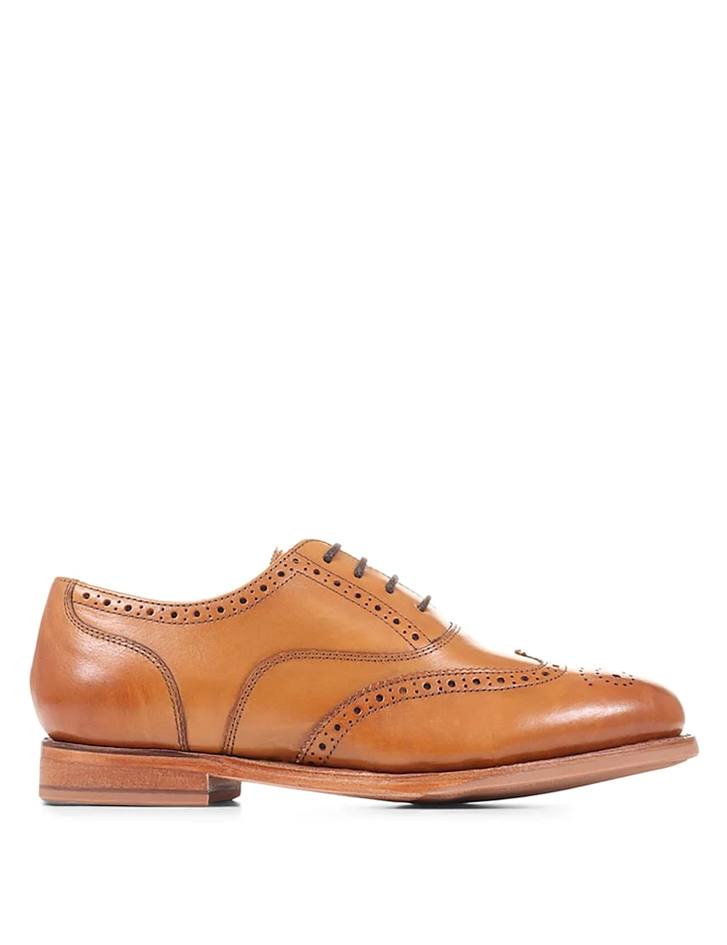 Jones Bootmaker Leather Lace Up Flat Brogues 3 Jones Bootmaker Leather Lace Up Flat Brogues - Image 3