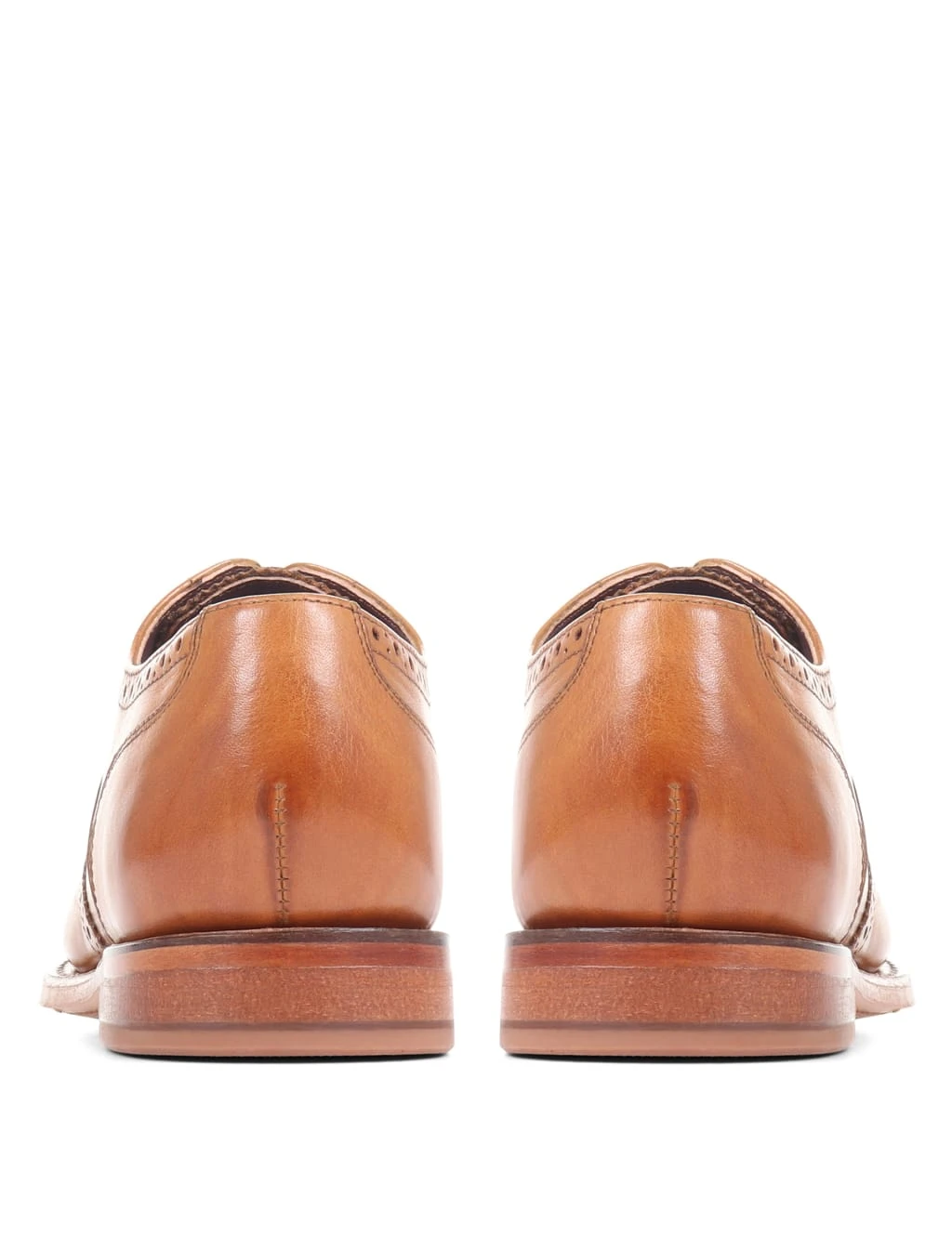 Jones Bootmaker Leather Lace Up Flat Brogues 4 Jones Bootmaker Leather Lace Up Flat Brogues - Image 4