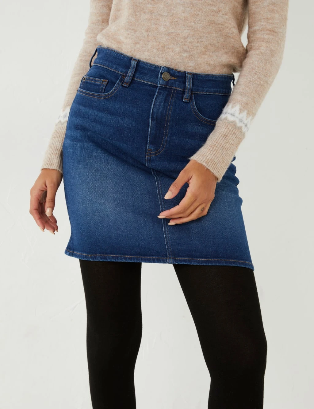 Denim Mini Skirt 1 Denim Mini Skirt