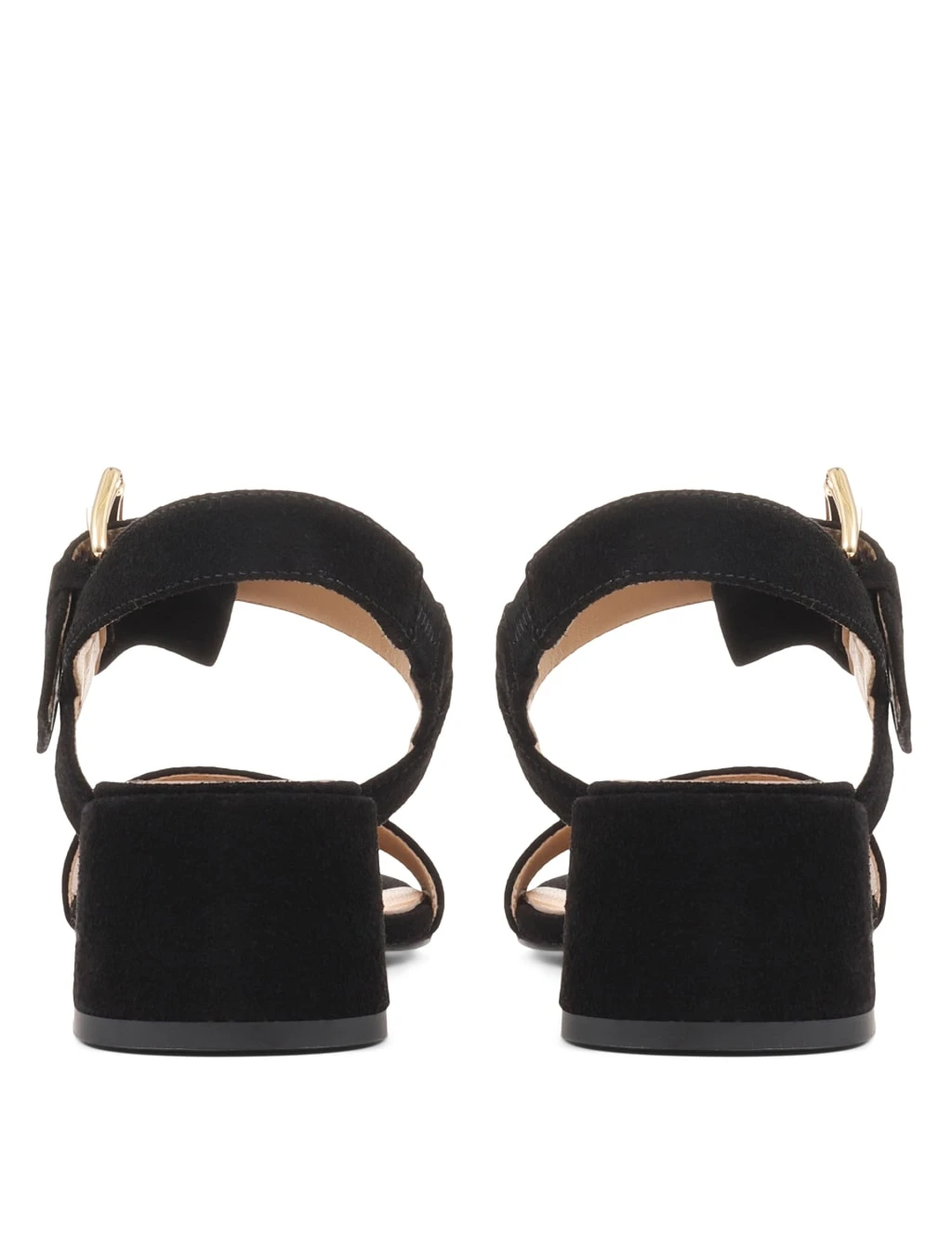 Jones Bootmaker Suede Ankle Strap Block Heel Sandals 6 Jones Bootmaker Suede Ankle Strap Block Heel Sandals - Image 6