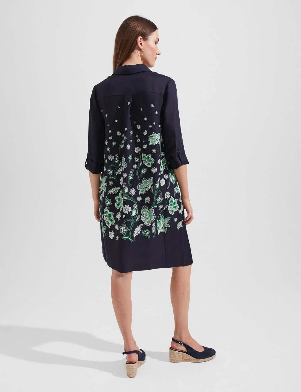 Floral Knee Length Swing Dress 4 Floral Knee Length Swing Dress - Image 4