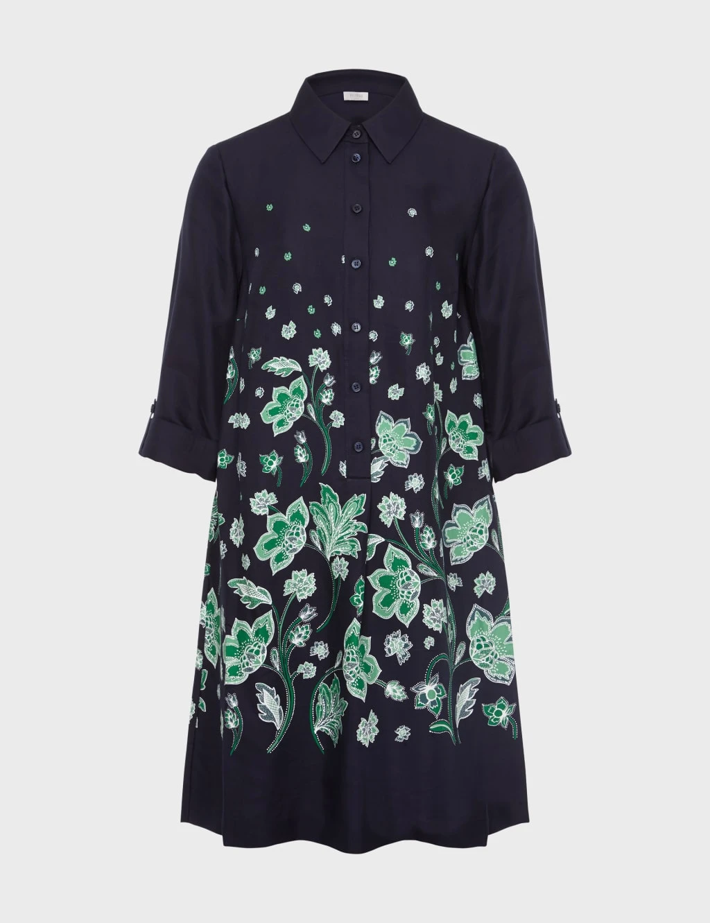 Floral Knee Length Swing Dress 2 Floral Knee Length Swing Dress - Image 2