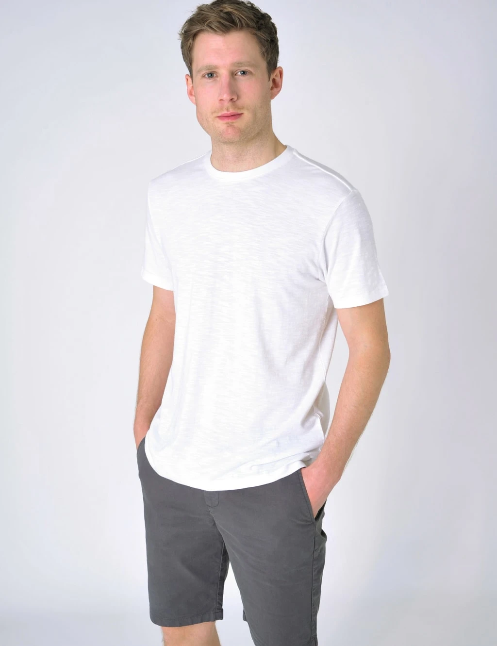 Pure Cotton Jersey Crew Neck T-Shirt 1 Pure Cotton Jersey Crew Neck T-Shirt