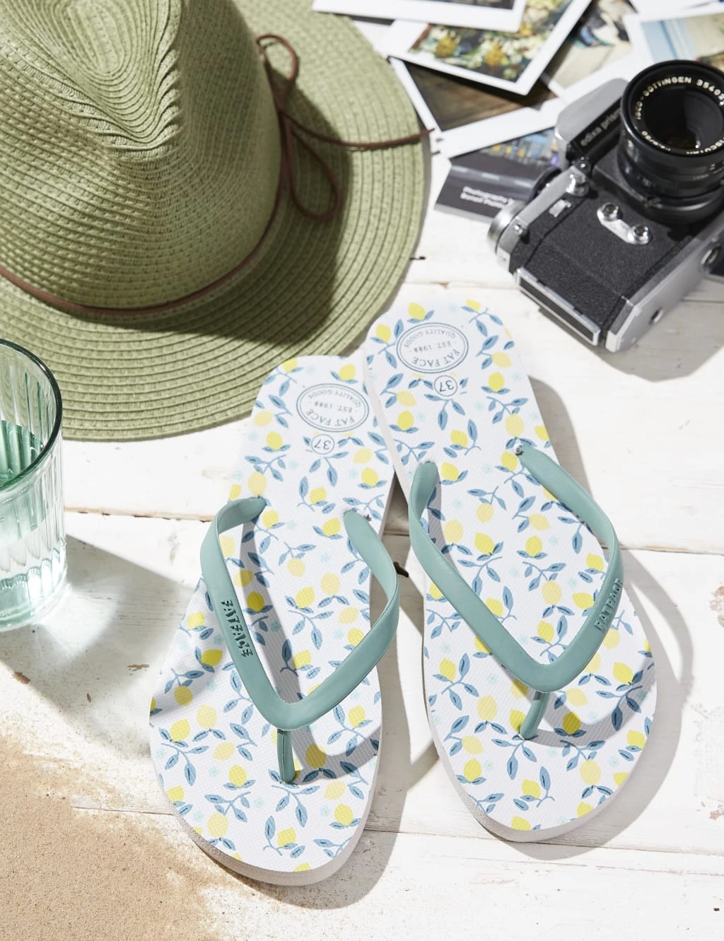 Lemon Print Flip Flops 1 Lemon Print Flip Flops