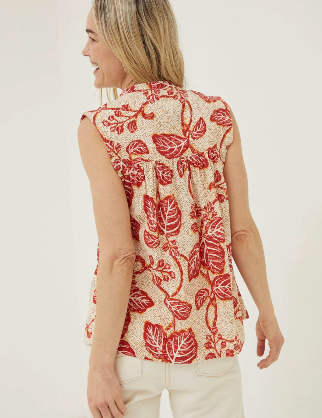 Pure Cotton Floral Cami Top 5 Pure Cotton Floral Cami Top - Image 5