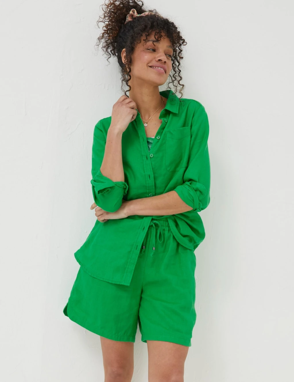 Pure Linen Collared Shirt 1 Pure Linen Collared Shirt