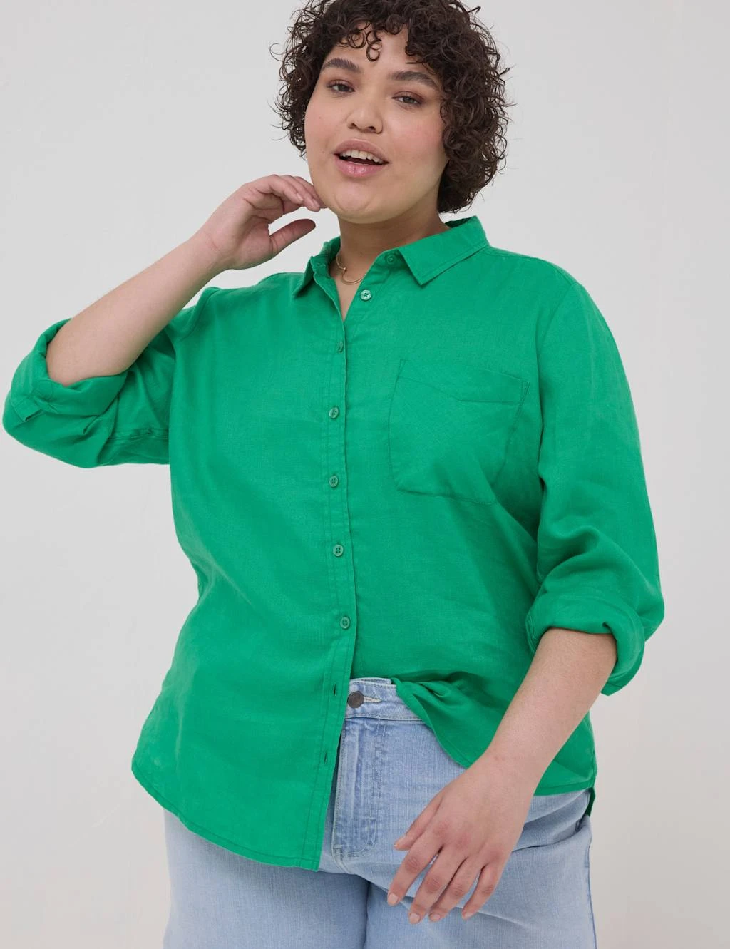 Pure Linen Collared Shirt 6 Pure Linen Collared Shirt - Image 6